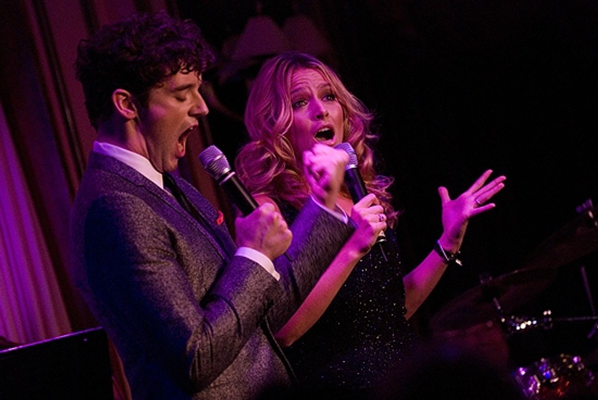 Michael Urie And Becki Newton at 