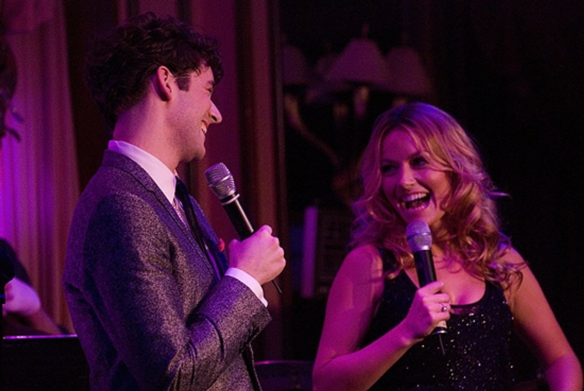 Michael Urie And Becki Newton at 