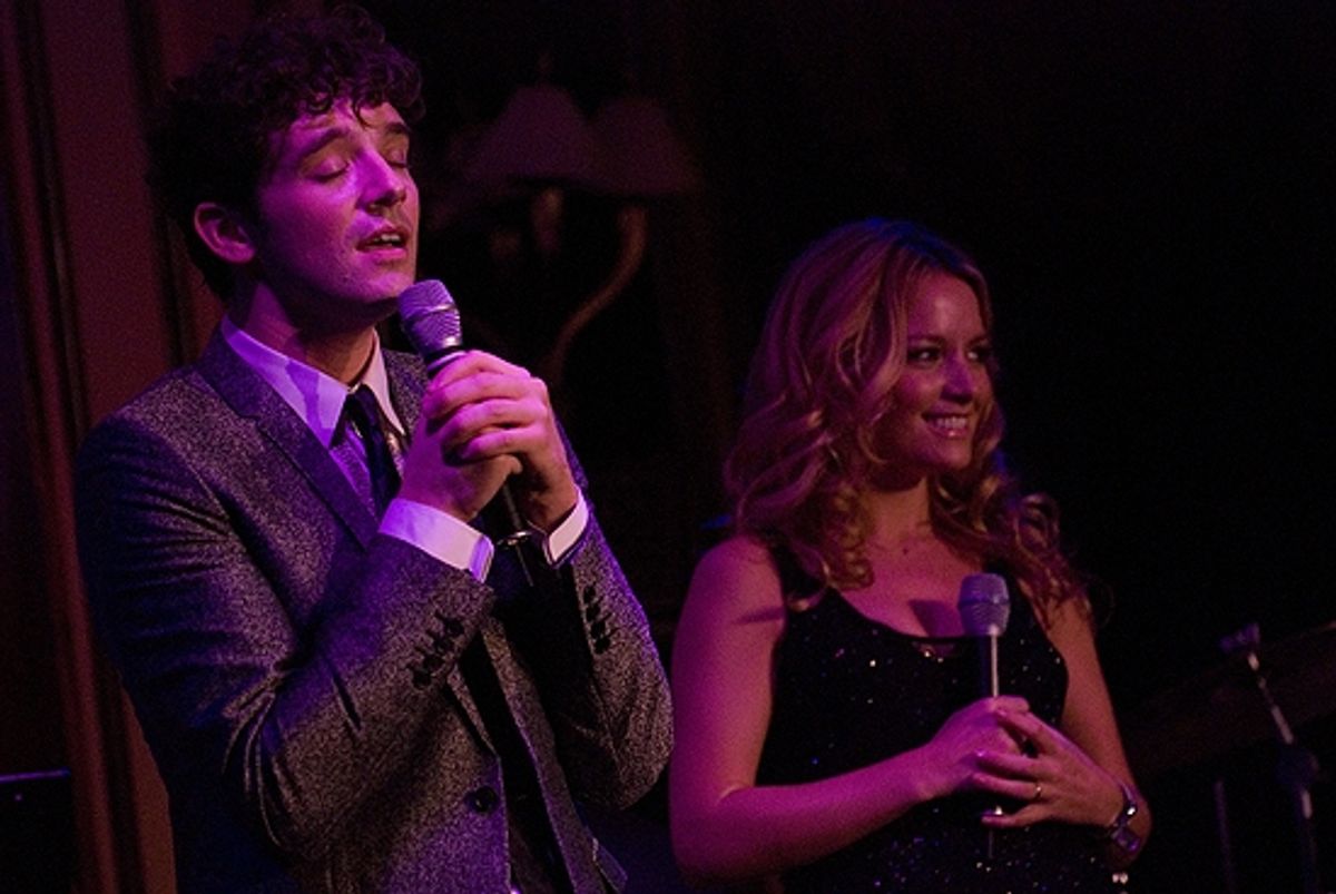 Michael Urie And Becki Newton at 