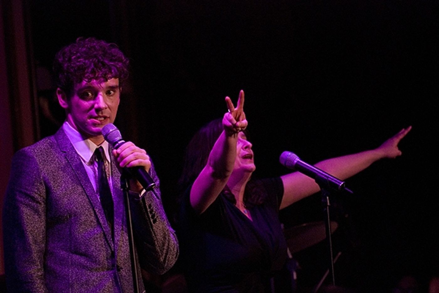 Photo Coverage: Michael Urie & Becki Newton at Feinstein's  Image