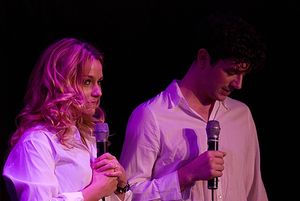 Michael Urie And Becki Newton Photo