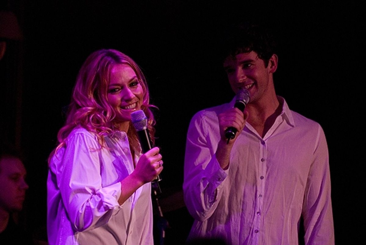 Michael Urie And Becki Newton at 