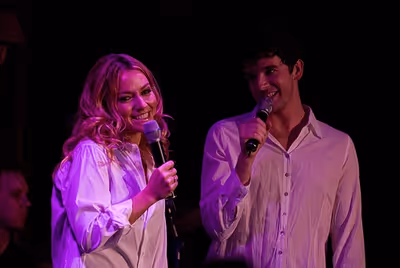Michael Urie And Becki Newton Photo