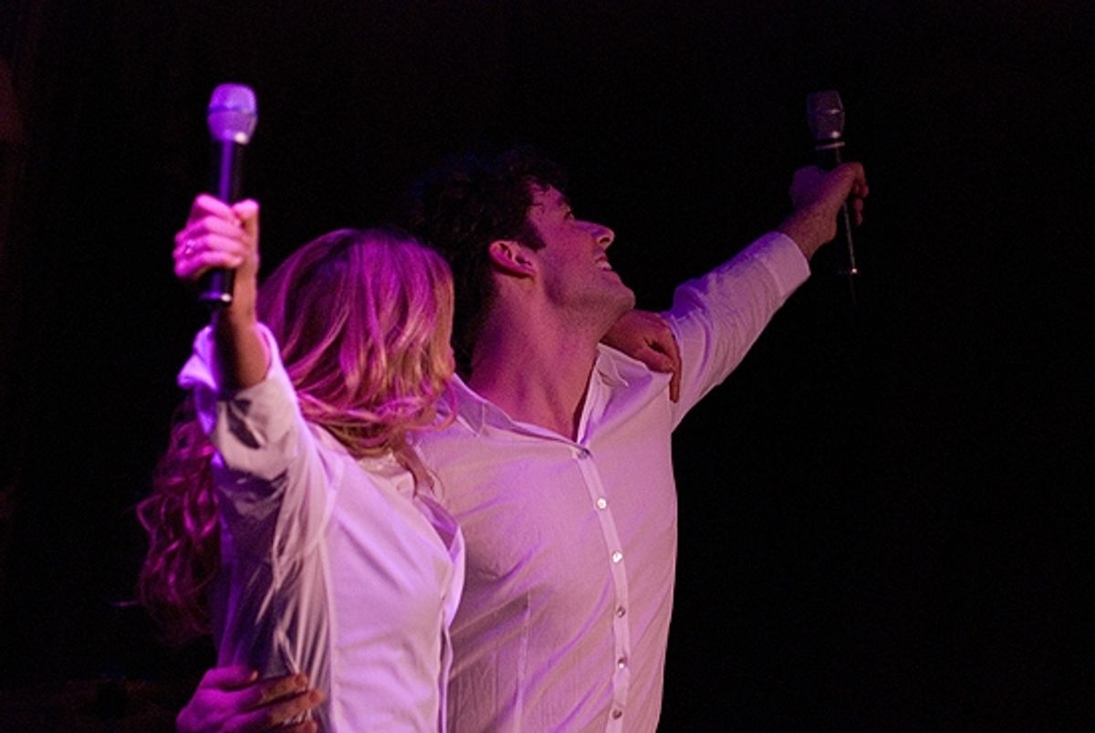 Michael Urie And Becki Newton at 