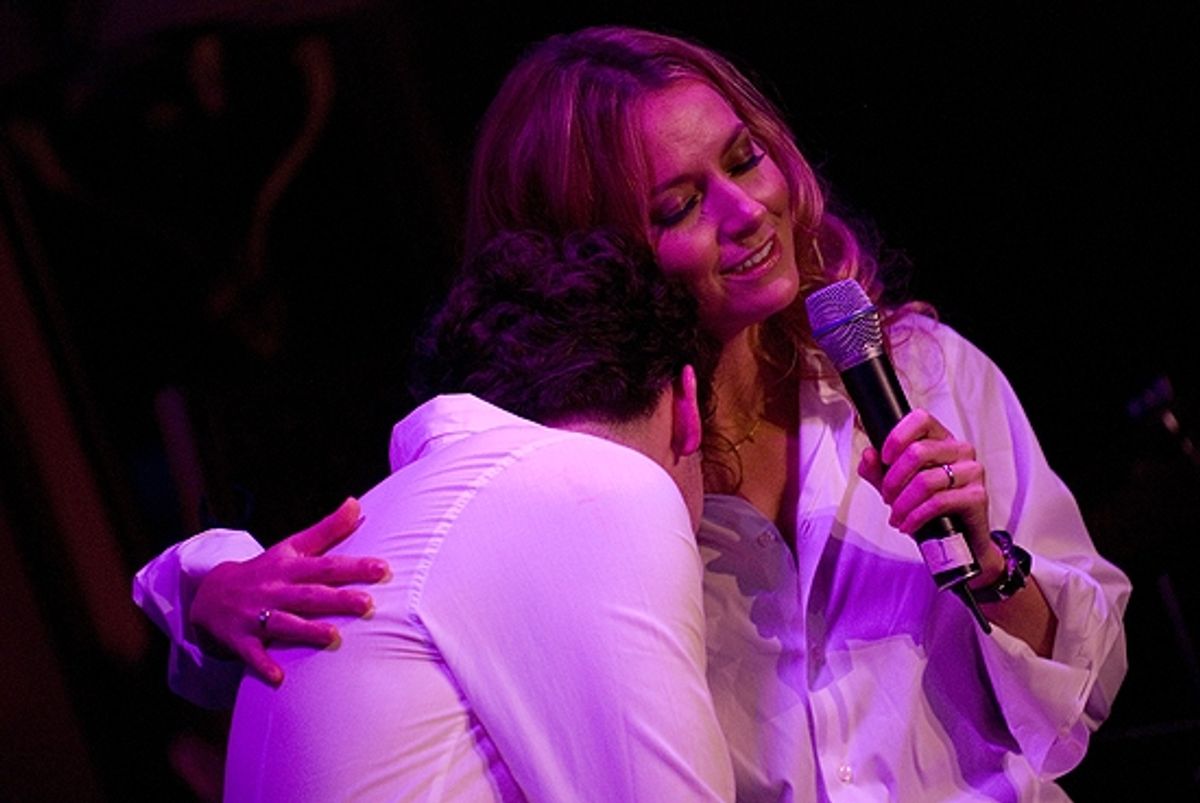 Michael Urie And Becki Newton at 