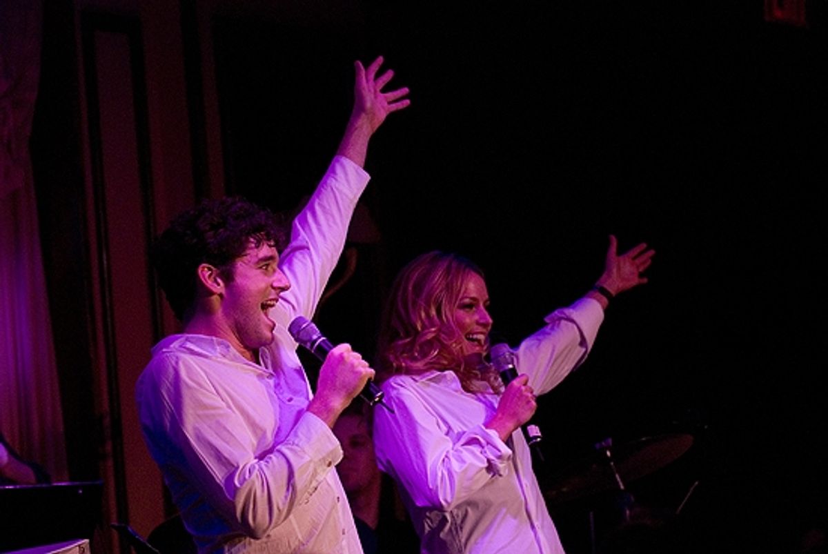 Michael Urie And Becki Newton at 