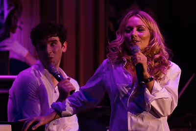 Michael Urie And Becki Newton Photo