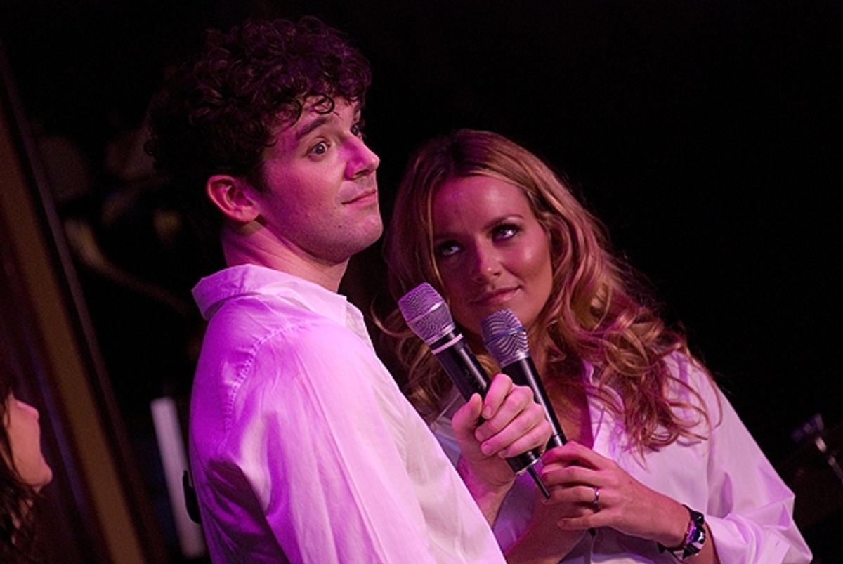 Michael Urie And Becki Newton at 