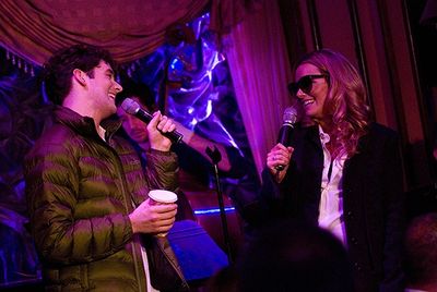 Michael Urie And Becki Newton Photo