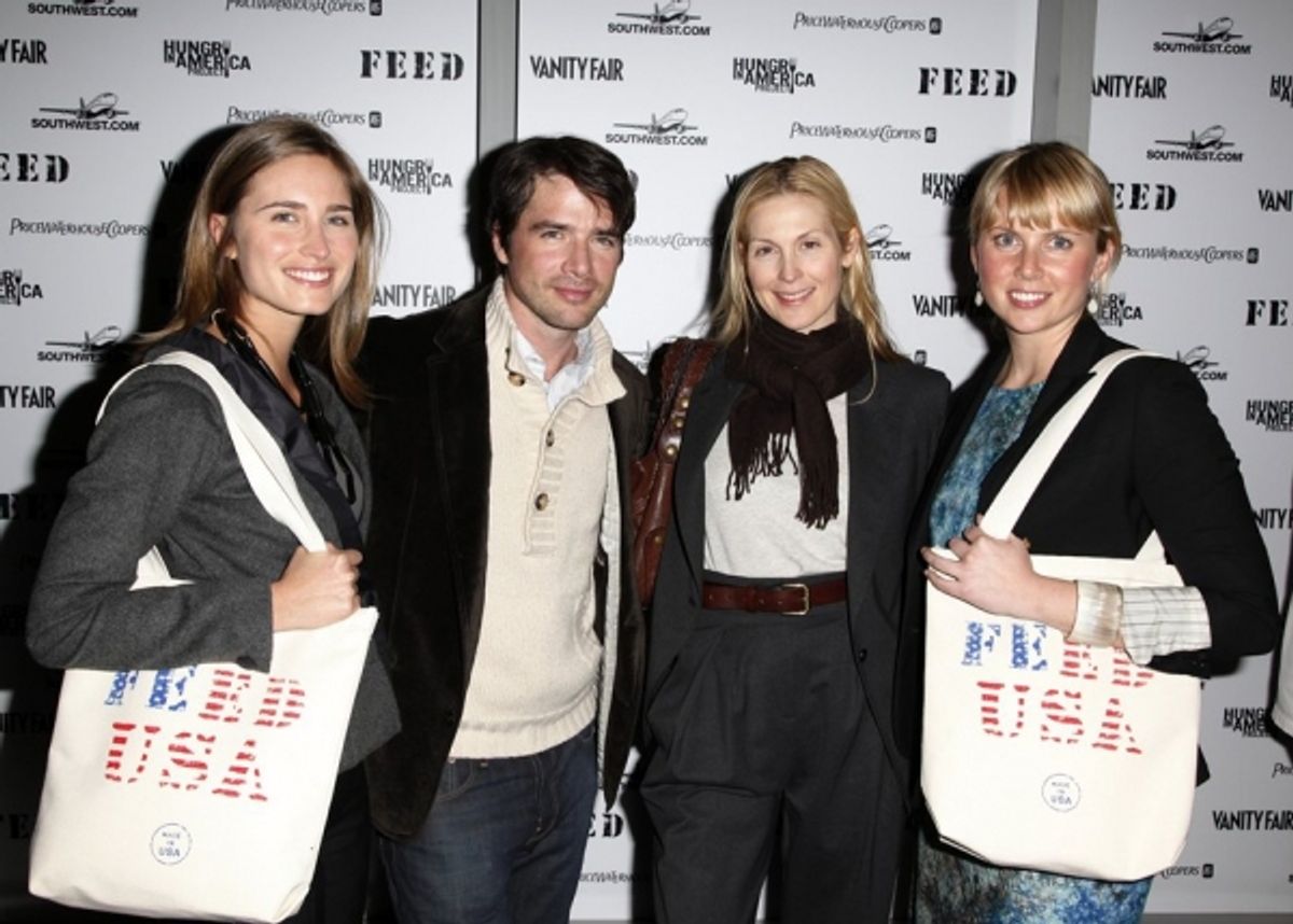 Lauren Bush, Matthew Settle, Kelly Rutherford & Ellen Gustafson  at 