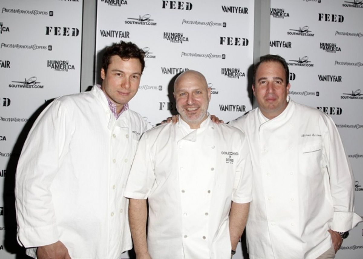 Rocco DiSpirito, Tom Colicchio & Michael Schlow at 