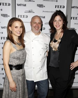 Natalie Portman, Tom Colicchio & Lori Silverbush  Photo