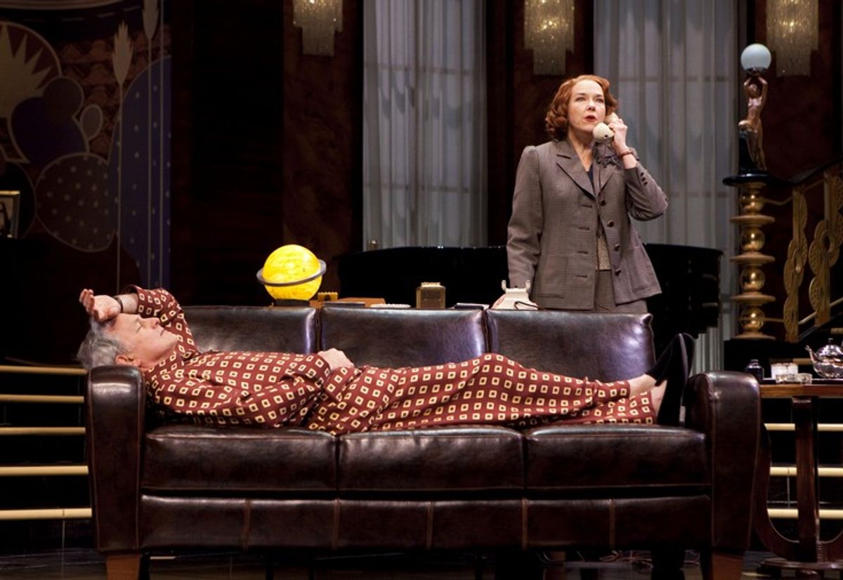 Victor Garber and Harriet Harris at 