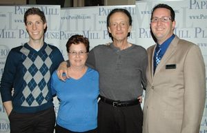 Shayne Miller (Director of Press and Public Relations) and his family Chris Miller, L Photo