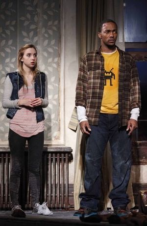 Zoe Kazan and Anthony Mackie @ BroadwayWorld Zoe Kazan and Anthony Mackie Photo