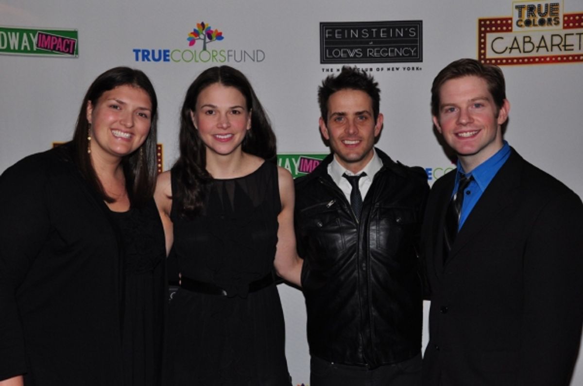 Jenny Kanelos, Sutton Foster, Joey McIntyre, Rory O'Malley at 