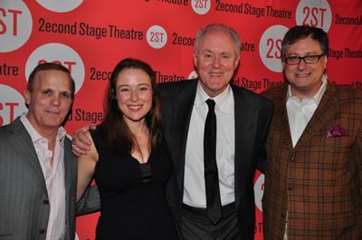 Director Scott Ellis, Jennifer Ehle, John Lithgow, Playwright Douglas Carter Beane Photo