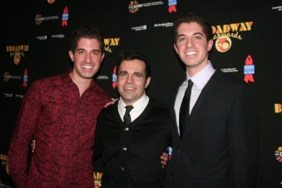 Will Nunziata, Mario Cantone and Anthony Nunziata at 