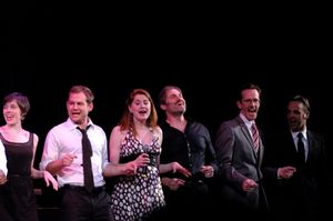 Carole Bufford, Chad Kimball, Christine Noll, Marc Kudisch, Jeffry Denman, and Noah R Photo