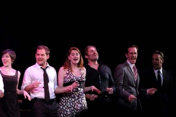 Carole Bufford, Chad Kimball, Christine Noll, Marc Kudisch, Jeffry Denman, and Noah R Photo