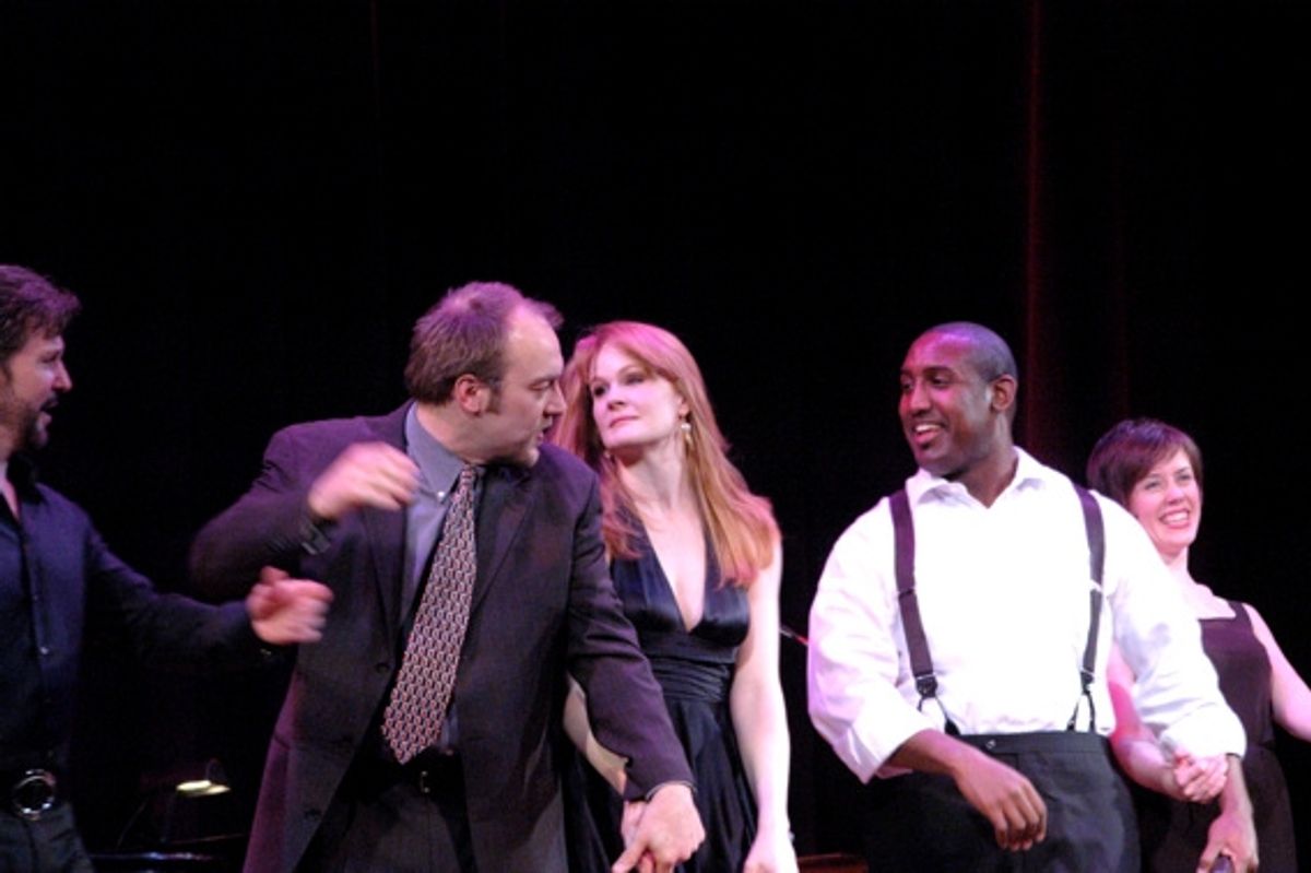 Alexander Gemignani, Kate Baldwin and Quentin Earl Darrington at 