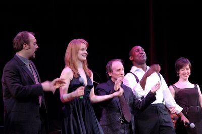Alexander Gemignani, Kate Baldwin, Scott Siegel, Quentin Earl Darrington, and Carole  Photo