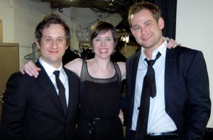 Christopher Fitzgerald, Carole Bufford and Chad Kimball Photo