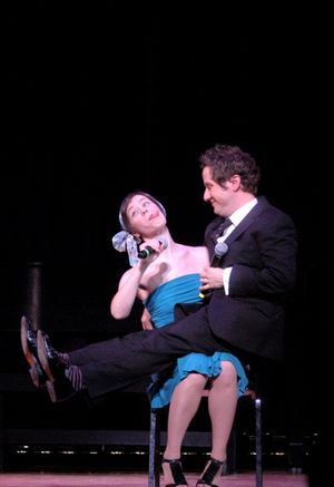 Carole Bufford and Christopher Fitzgerald Photo