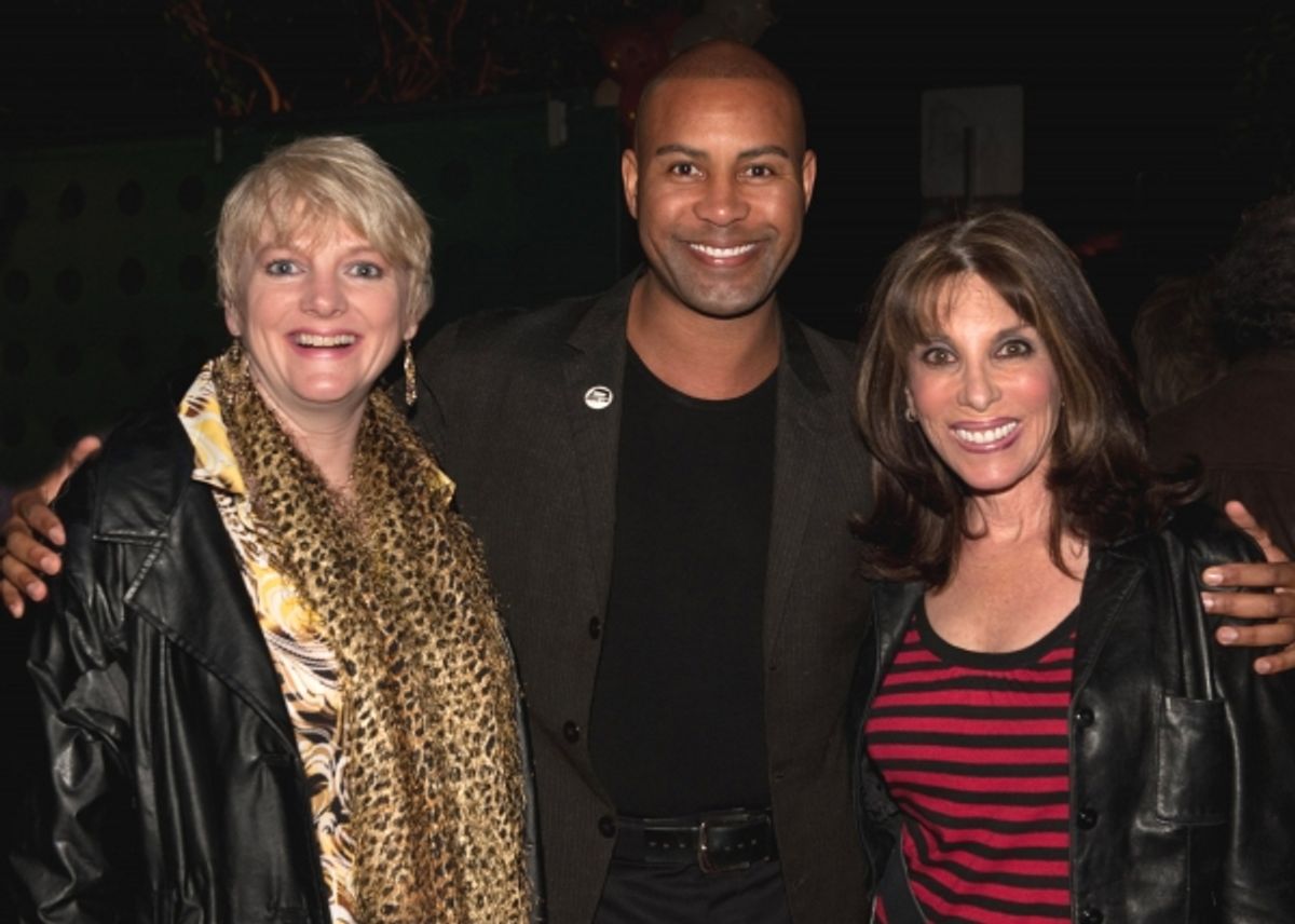 Alison Arngrim, Hilliard Guess and Kate Linder at 