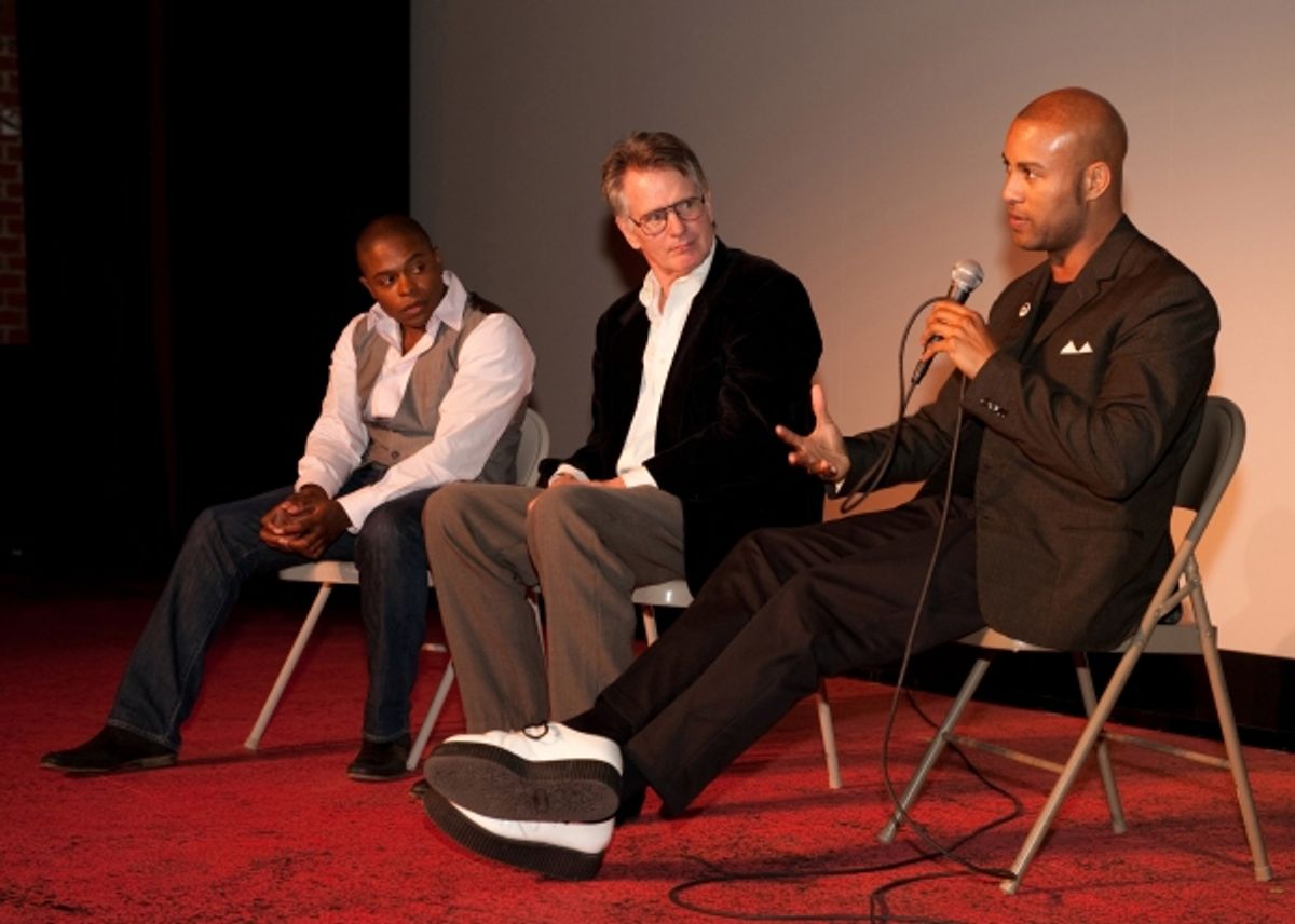 Kareem Grimes, Gordon Thompson and Hilliard Guess at 