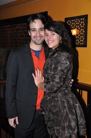 Lin-Manuel Miranda with wife, Vanessa Photo