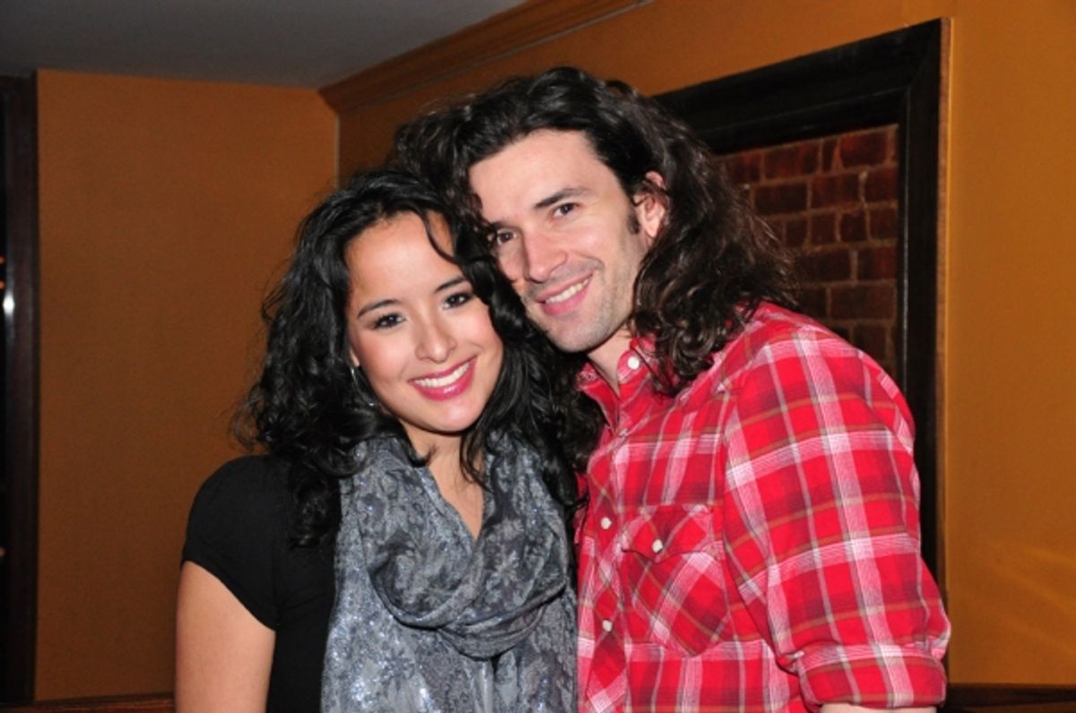 Courtney Reed with boyfriend, Paris Remillard at 