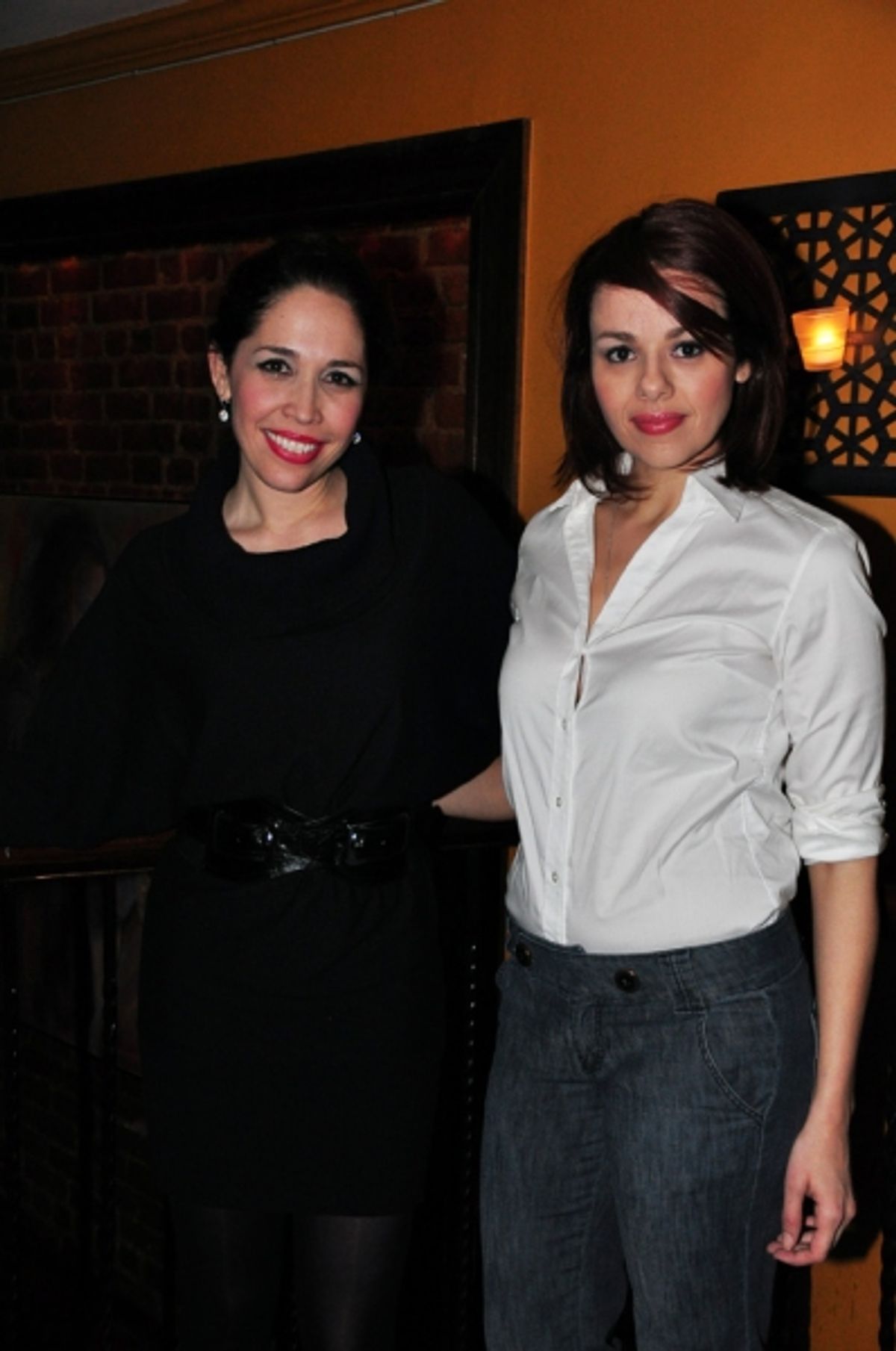 Andrea Burns, Janet Dacal at 