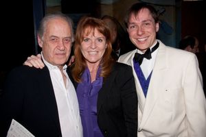 John Standing, Duchess of York Sarah Ferguson, and Stuart Barr Photo