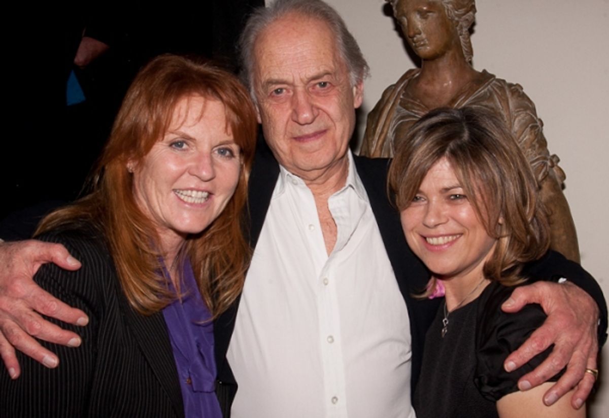 Duchess of York Sarah Ferguson, John Standing, and Sarah Standing at 