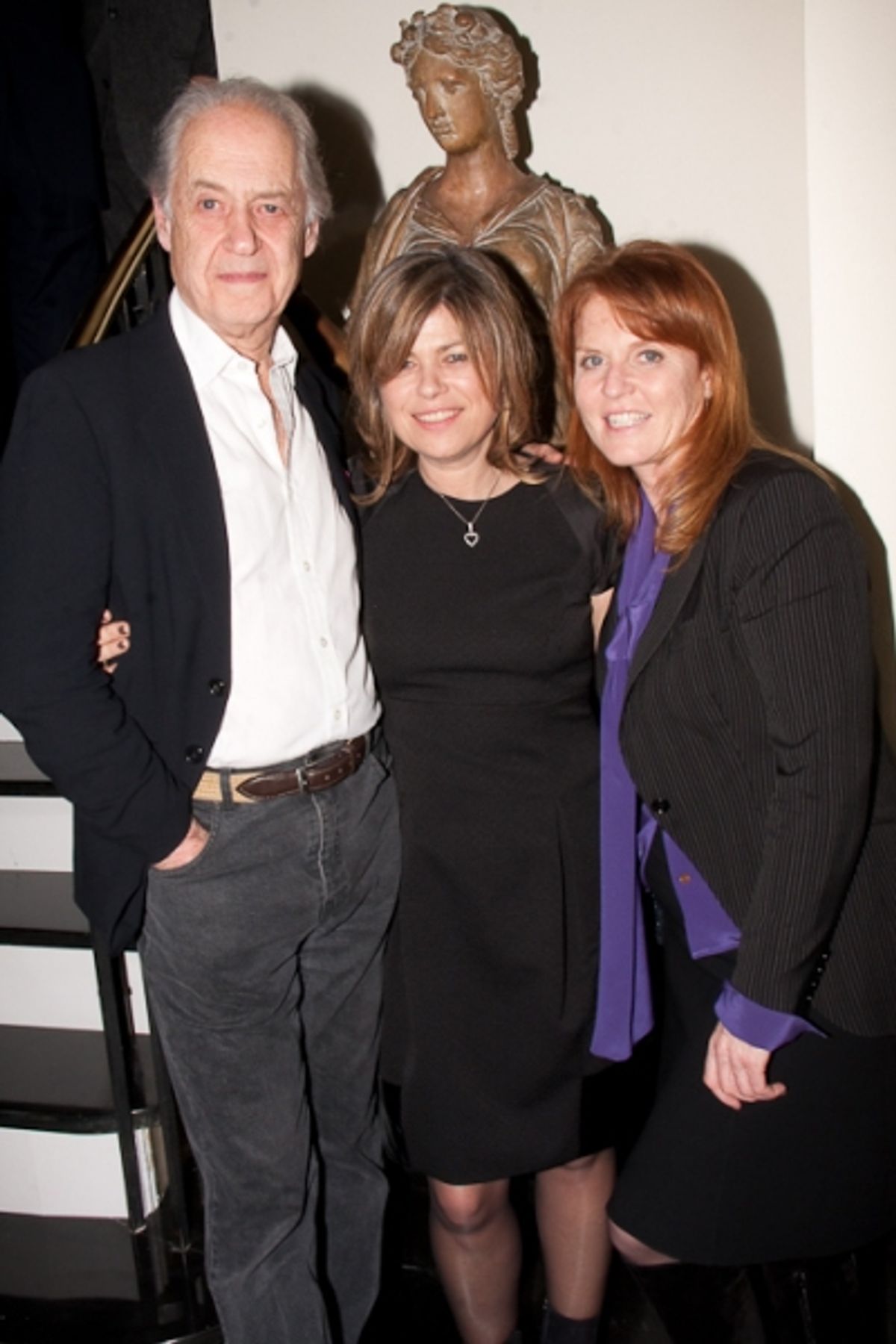 John Standing, Sarah Standing, and Duchess of York Sarah Ferguson at 