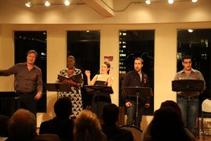 Matt Castle, Laiona Mitchell, Danette Holden, Caesar Samoya, Frank Galgano @ BroadwayWorld Matt Castle, Laiona Mitchell, Danette Holden, Caesar Samoya, Frank Galgano Photo