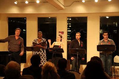 Matt Castle, Laiona Mitchell, Danette Holden, Caesar Samoya, Frank Galgano Photo