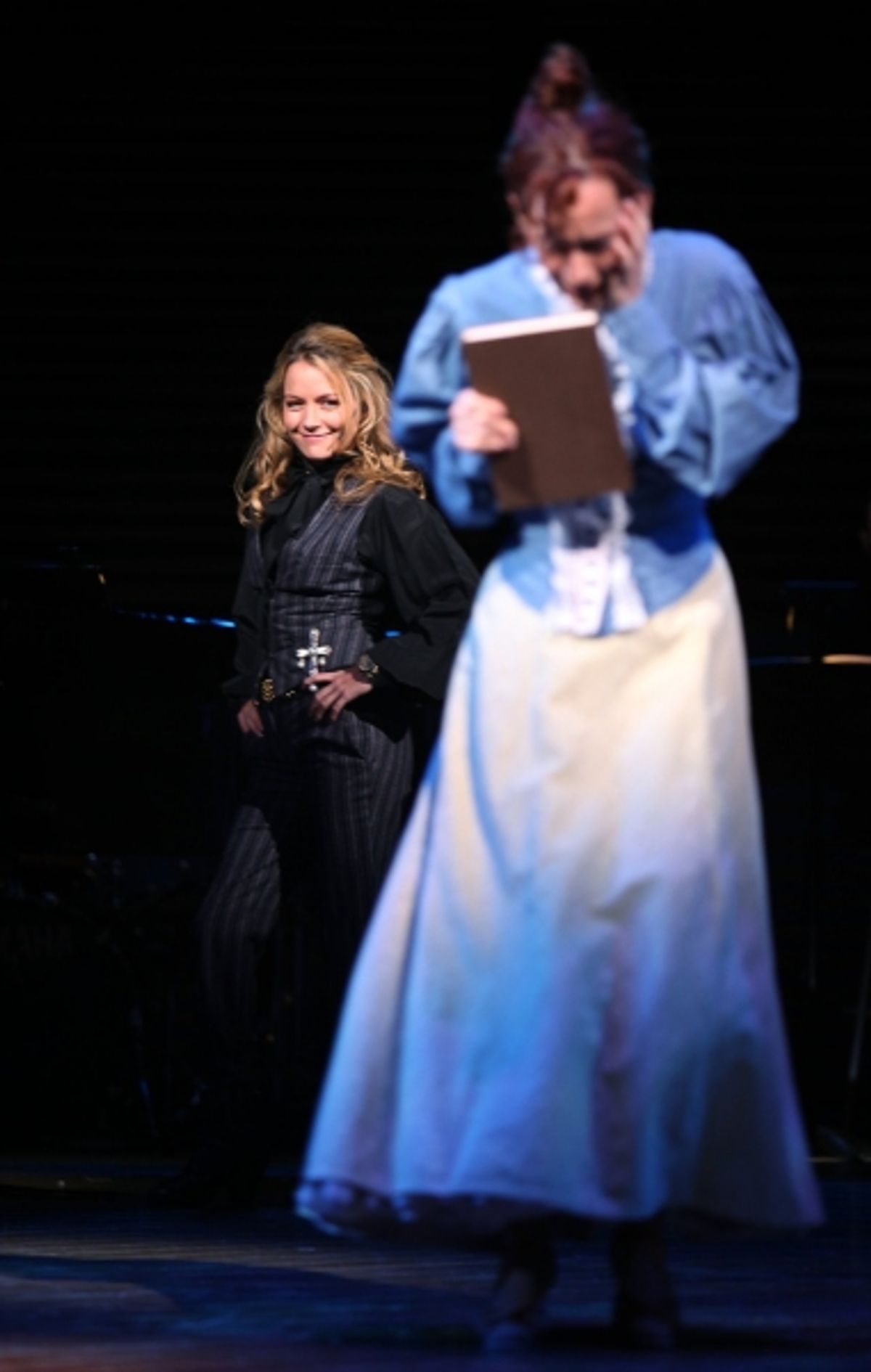 Becki Newton & Barbara Angeline ( 'Marian The Librarian' - THE MUSIC MAN ) at 
