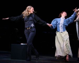 Becki Newton & Barbara Angeline ( "Marian The Librarian" - THE MUSIC MAN ) Photo