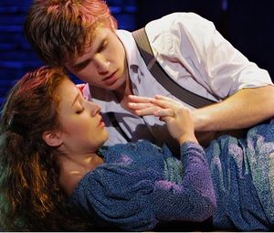 Christy Altomare and Jake Epstein @ BroadwayWorld Christy Altomare and Jake Epstein Photo