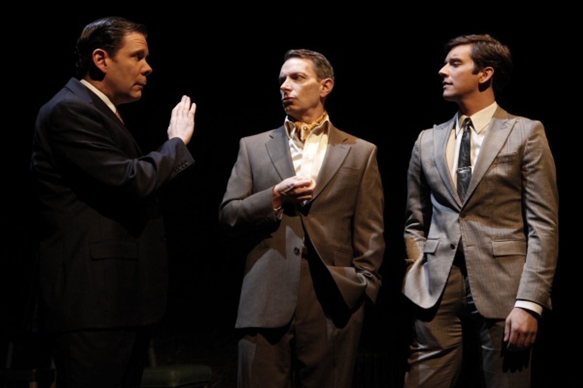 Thomas Jay Ryan, Arnie Burton and Michael Urie at 
