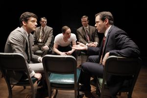 Michael Urie, Arnie Burton. Samuel Breslin Wright, Matt Schneck and Thomas Jay Ryan Photo