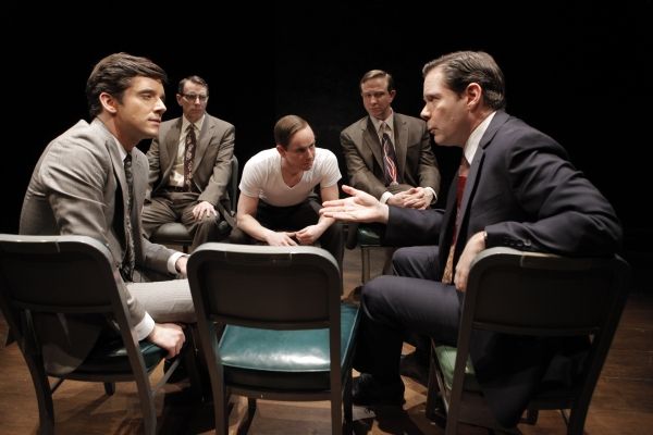 Michael Urie, Arnie Burton. Samuel Breslin Wright, Matt Schneck and Thomas Jay Ryan Photo