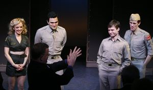 Nancy Anderson, Ivan Hernandez, Bobby Steggert, Jeffry Denman with James Morgan Photo