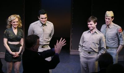 Nancy Anderson, Ivan Hernandez, Bobby Steggert, Jeffry Denman with James Morgan Photo