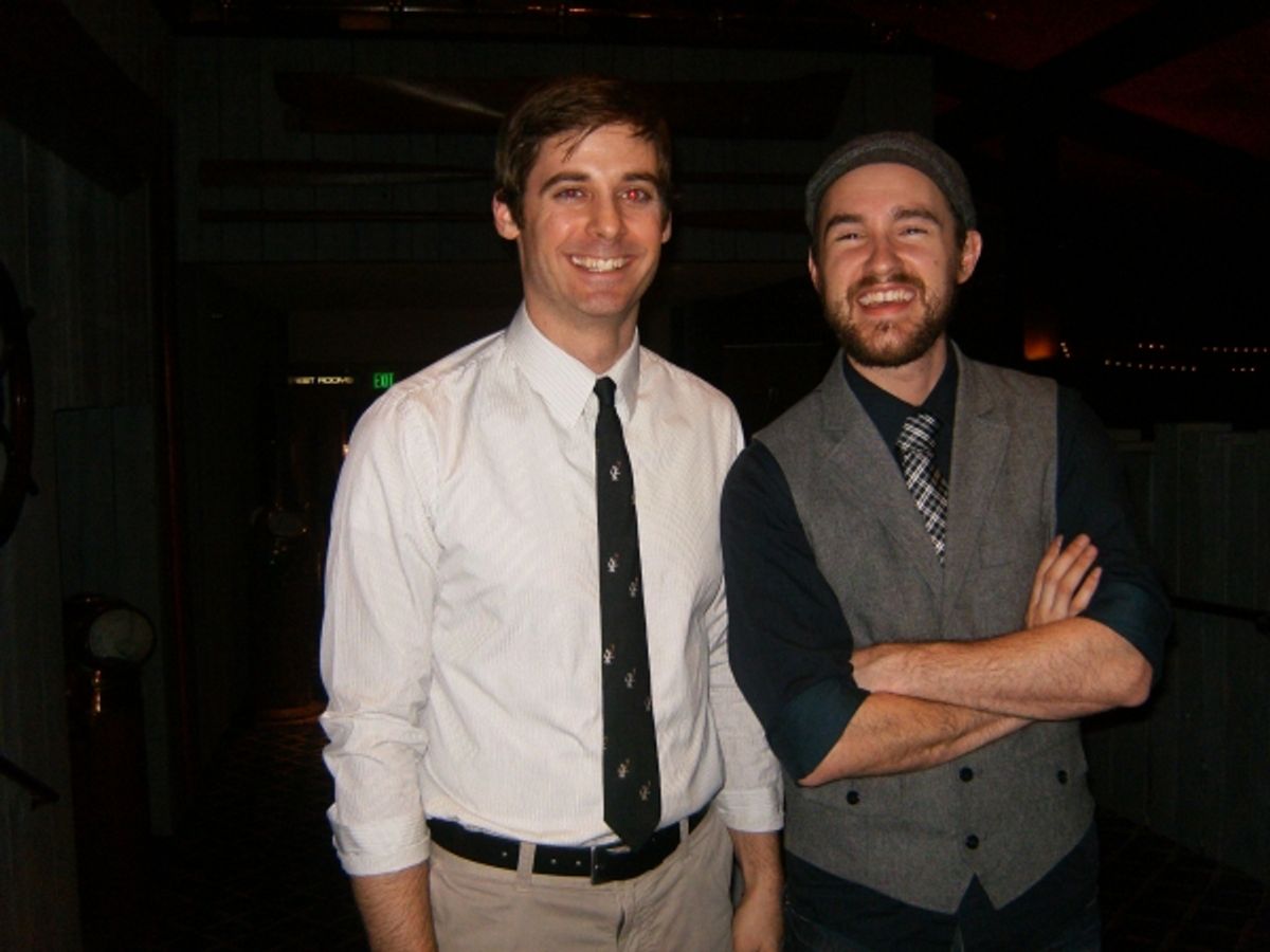 Patrick Sarb and Matthew Crowle at 