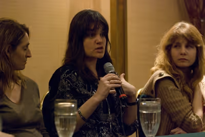 Rinne Groff,Pam Mackinnon,Annie Baker Photo