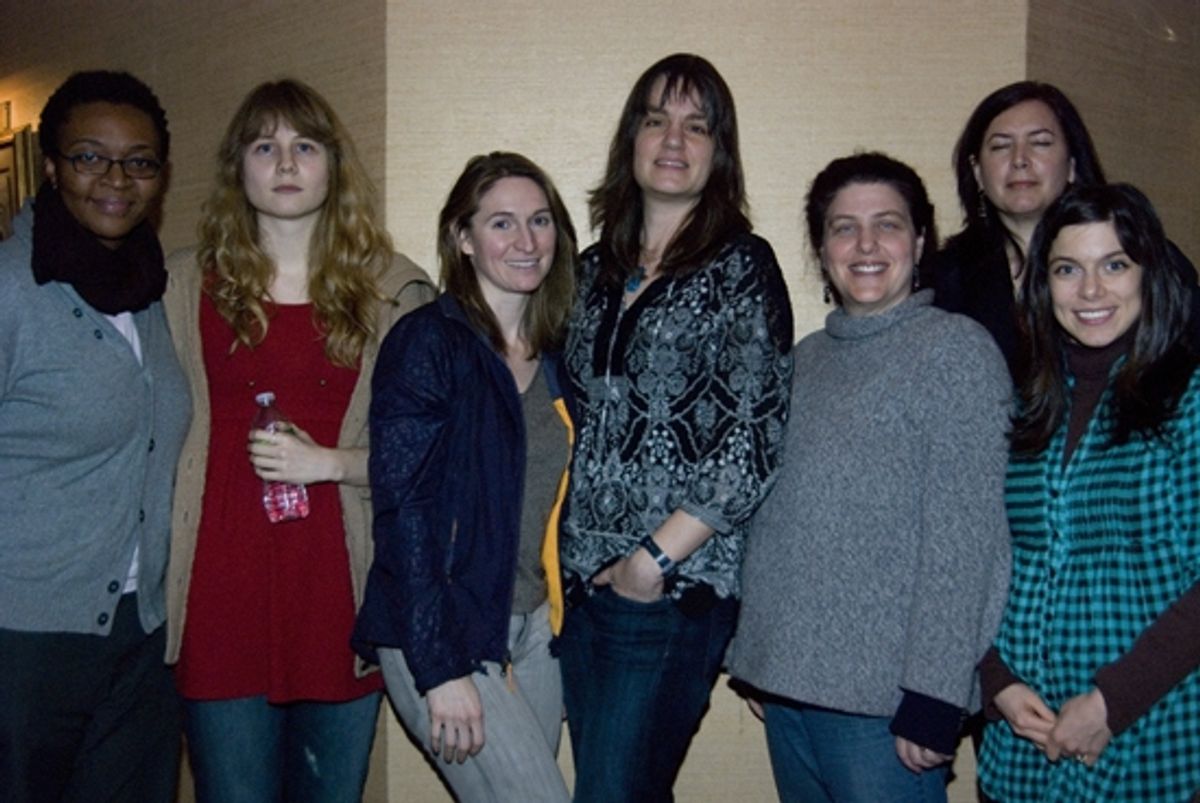 Karen Carpenter, Pam Mackinnon, Rinne GroffRinne Groff,Sheila Callaghan,Annie Baker Christina Anderson & Karen Carpenter at 