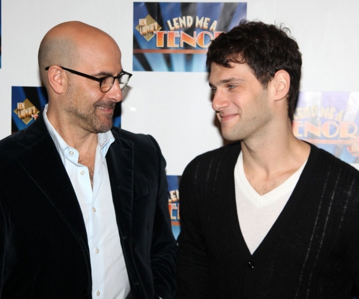 Stanley Tucci and Justin Bartha at 